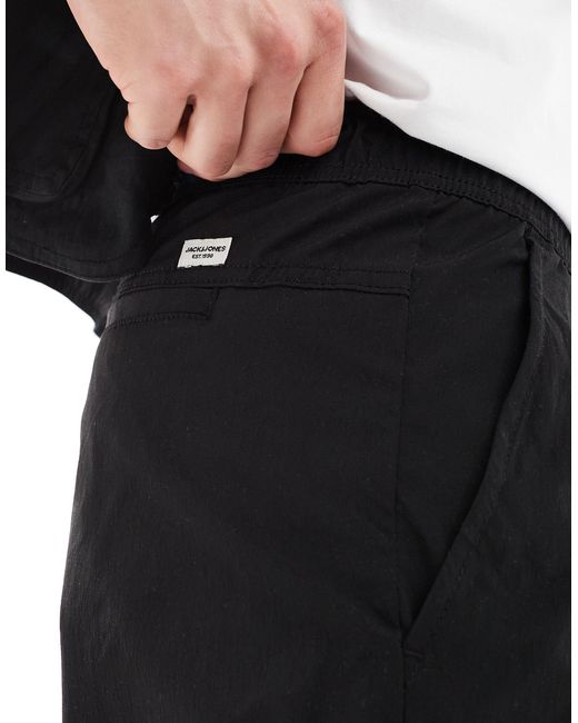 Jack & Jones – funktionale cargo-shorts in Black für Herren