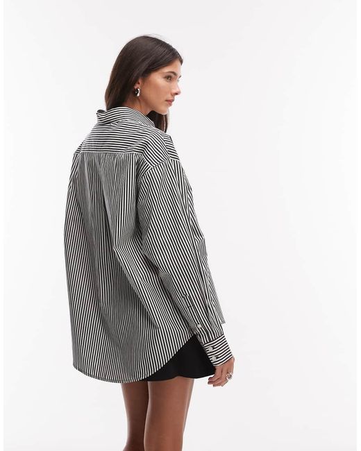 Carhartt Gray Daldry Stripe Long Sleeve Shirt