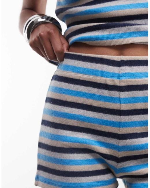 Reclaimed Vintage Blue Micro Shorts