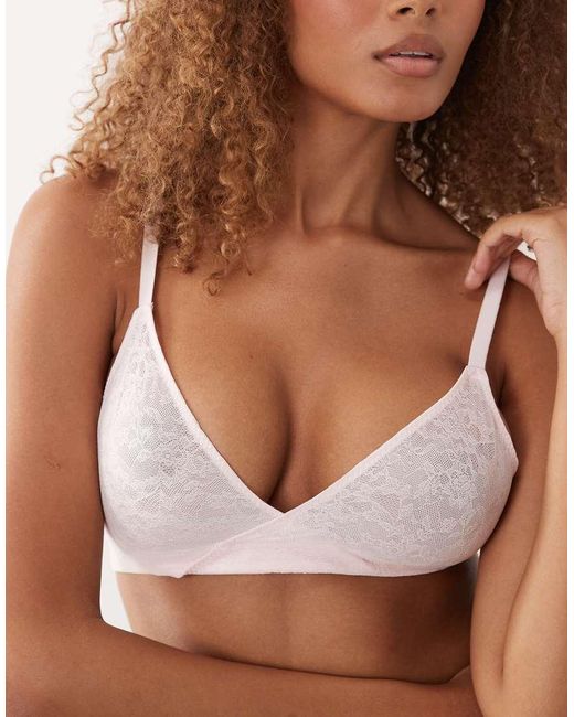 Spanx Natural Supersmooth Day To Date Night Invisible Lace Bralette