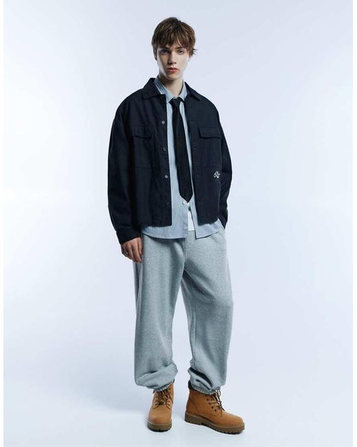 Stwd di Pull&Bear in Blue da Uomo