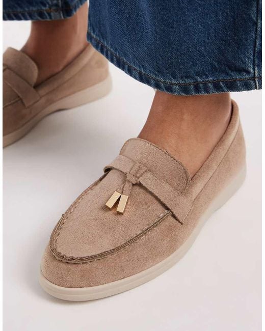 SEQWL Wide Fit Blue Loafer
