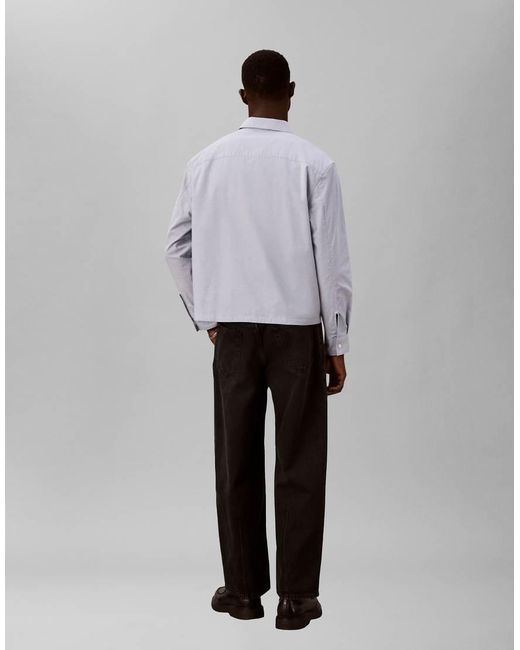 Calvin Klein Black Barrel Jeans for men