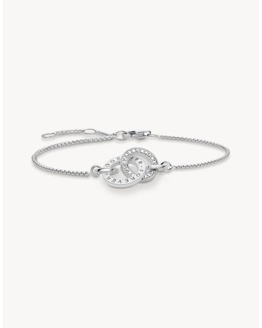 Thomas Sabo White Bracelet Forever Together