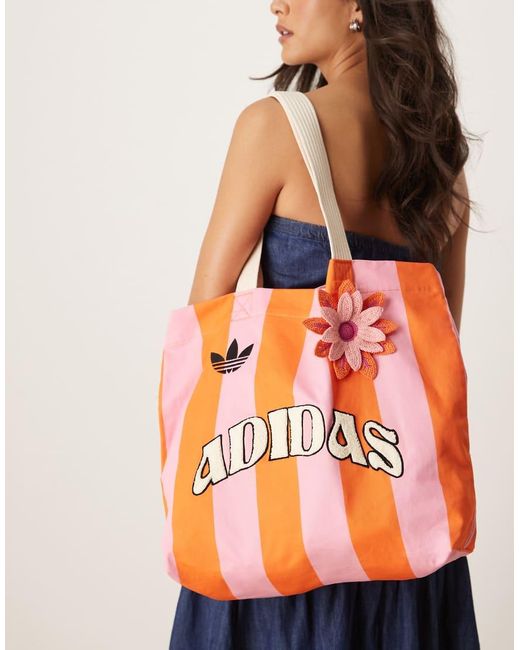 Adidas Originals Orange Tote Bag