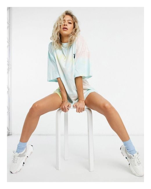Missguided Multicolor Playboy Oversized T-shirt Dress