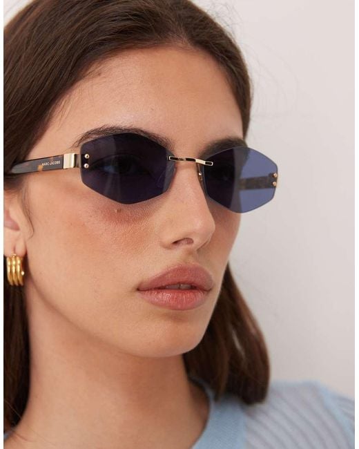 Marc Jacobs Gray Marc Jacobs Square Sunglasses