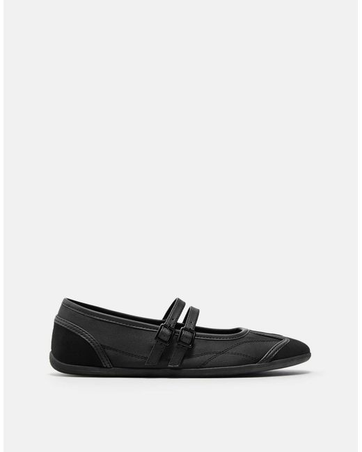 Pull&Bear White – sport-ballerinas