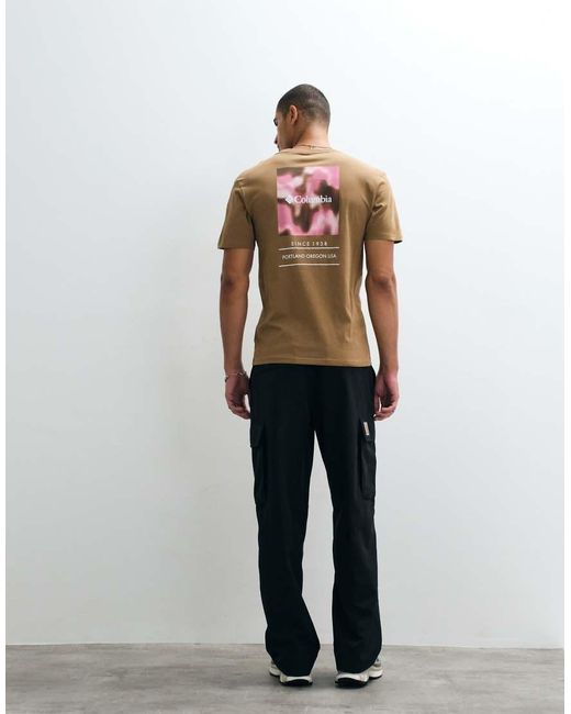Columbia Green Barton Springs Iii Graphic T-shirt for men