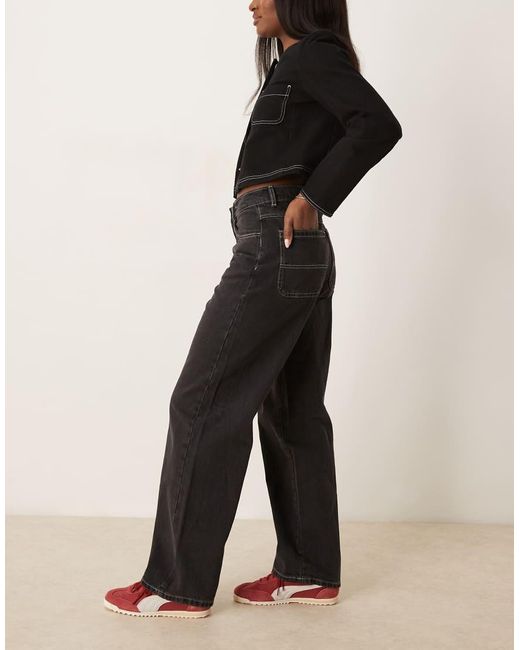 Dickies Black Herndon Loose Fit Denim Jeans