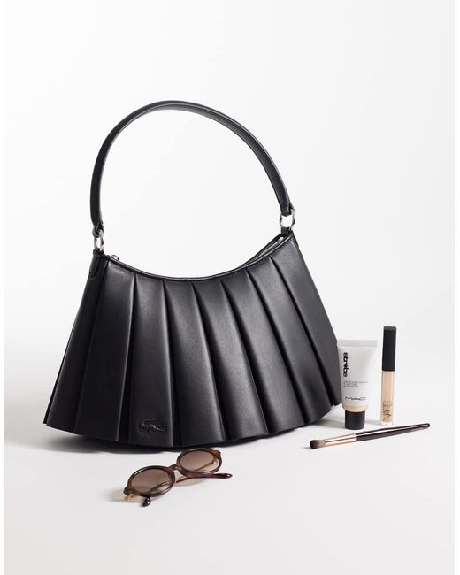 Lacoste Black Large Leglen Bag