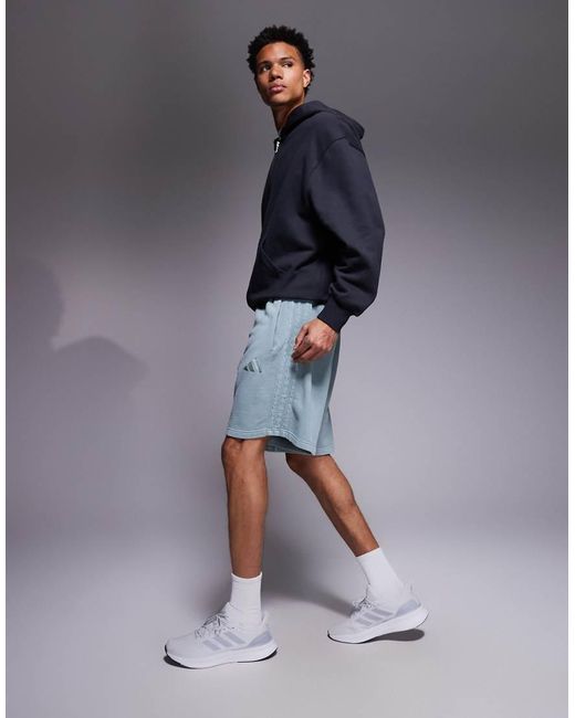 Adidas Originals Blue Adidas Sportswear Shorts for men