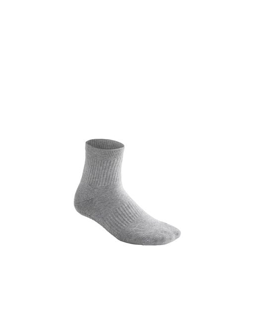 Oysho White 2 Pairs Of Padded Cotton Quarter Yoga And Pilates Socks