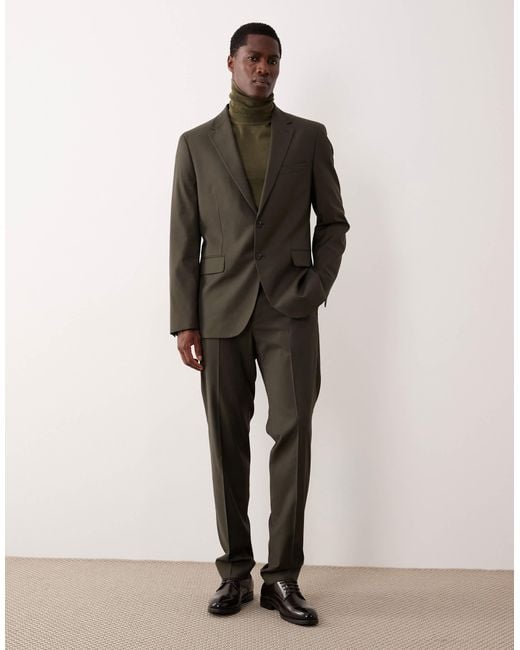 Mango – eleganter blazer in Brown für Herren