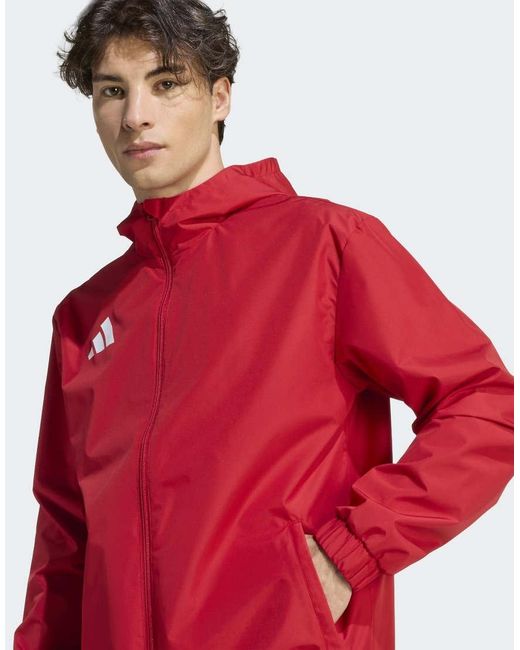 Adidas Originals Red Entrada26 All Weather Jacket for men