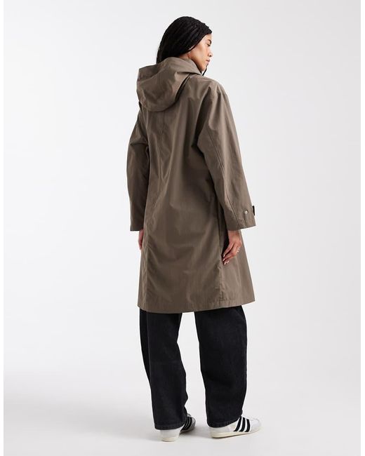 ASOS Black Shower Resistant Chuck On Coat