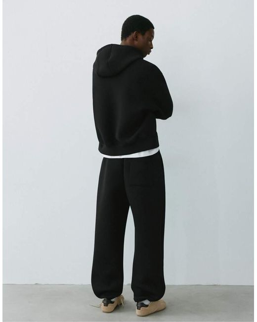 Pull&Bear Stwd Baggy Joggers in het Black voor heren