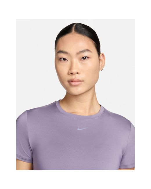 Nike Purple Nike One Training Dri-fit Classic T-shirt
