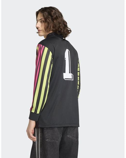 Adidas Originals Red Archive Loose Goalkeeper Jersey for men