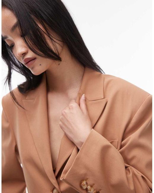 ASOS Oversized Blazer in het White