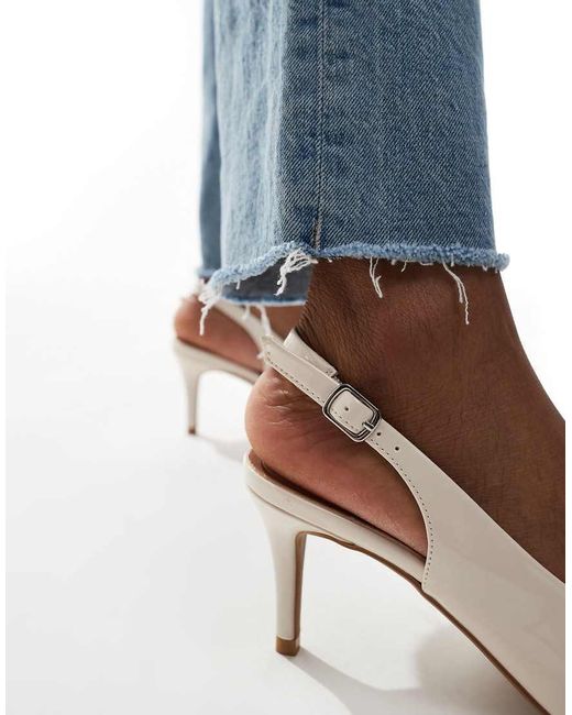 New Look Slingback-Schoenen Met Hak in het Blue