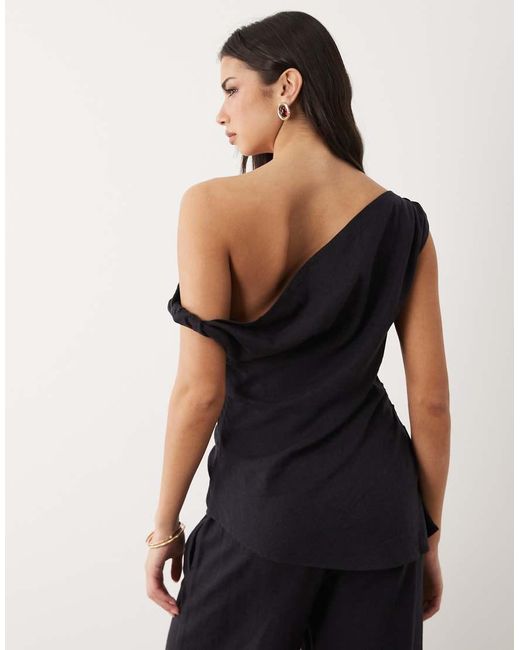Tala Black Resort Soft Linen Top
