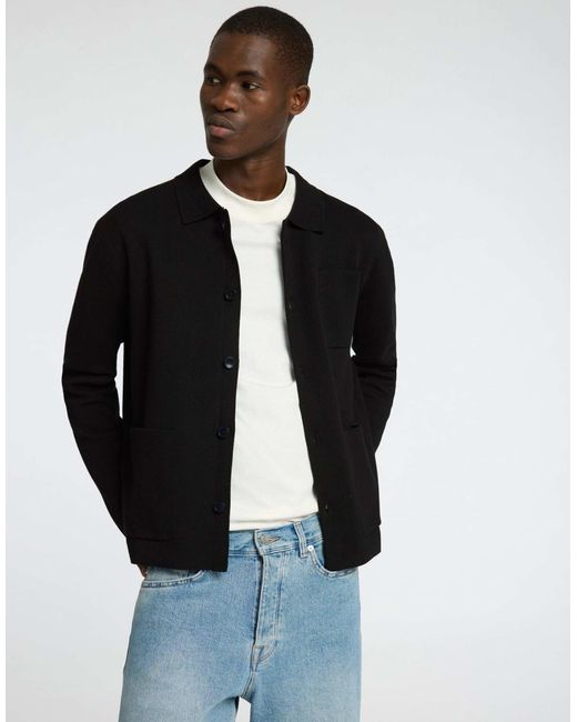 SELECTED – strickjacke in Blue für Herren