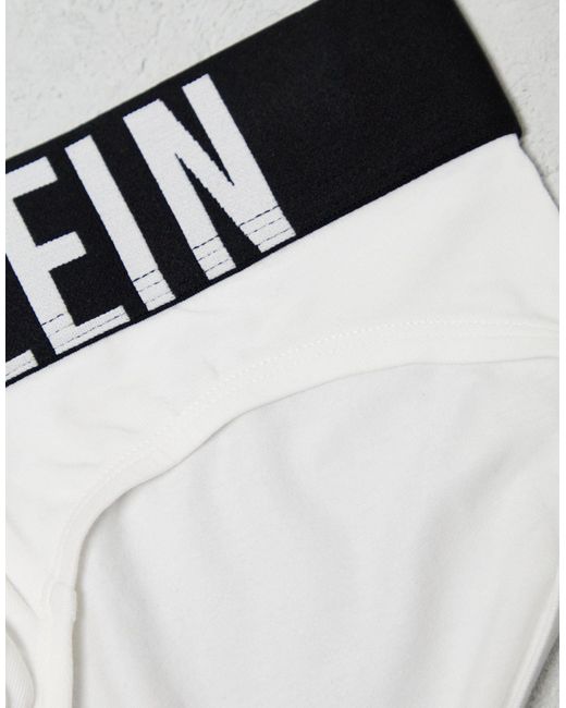 Intense power cotton stretch - confezione da 3 slip di Calvin Klein in White da Uomo