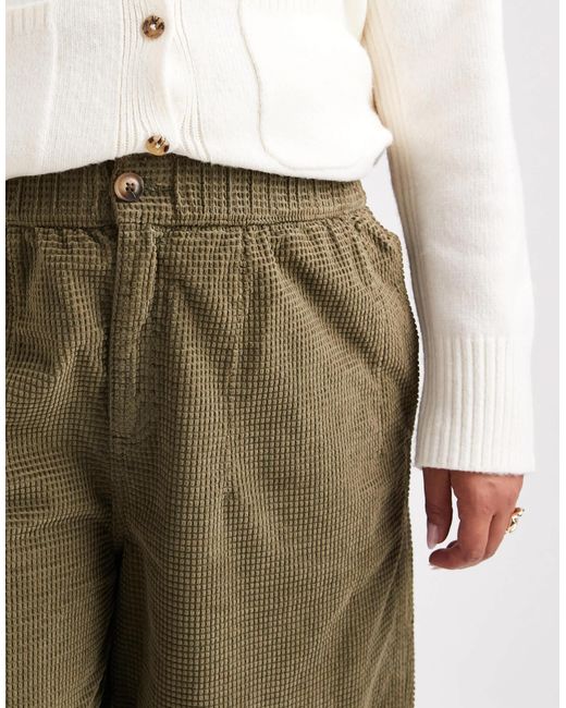 ASOS White Asos Design Curve Barrel Trousers