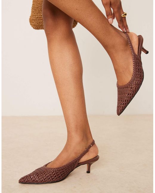ASOS Natural – starry – schuhe