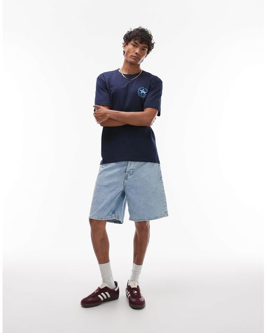 Wrangler – t-shirt in Blue für Herren