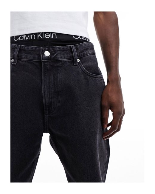 Calvin Klein – dad-jeans in Black für Herren