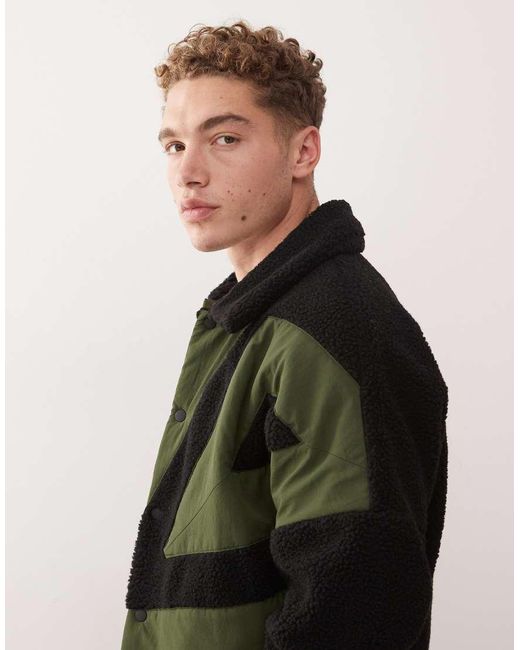 Umbro Black Fleece Coach Jacket for men