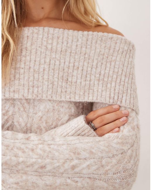 4th & Reckless White – strickpullover