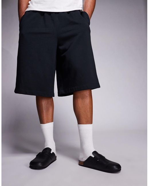 ASOS Black Mule Clog Sandals for men