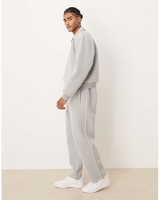 ASOS Gray Heavyweight Oversized jogger for men