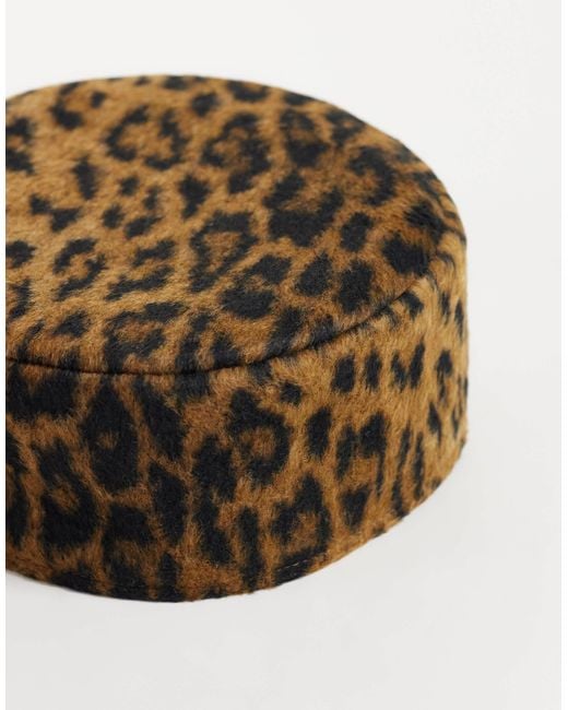 ASOS Brown Pillbox Hat