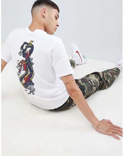 T-shirt Nike SB Blanc pour Homme
