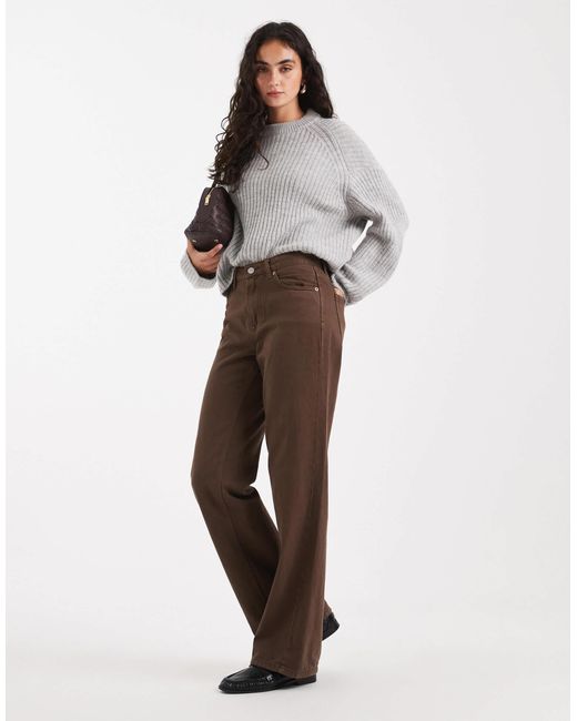 Pull ras ASOS en coloris Gray