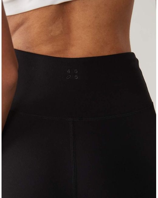 4505 Black Wrap Waist Yoga legging