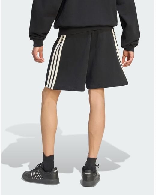 Adidas Originals Black Adidas Kit 3-stripes Short for men