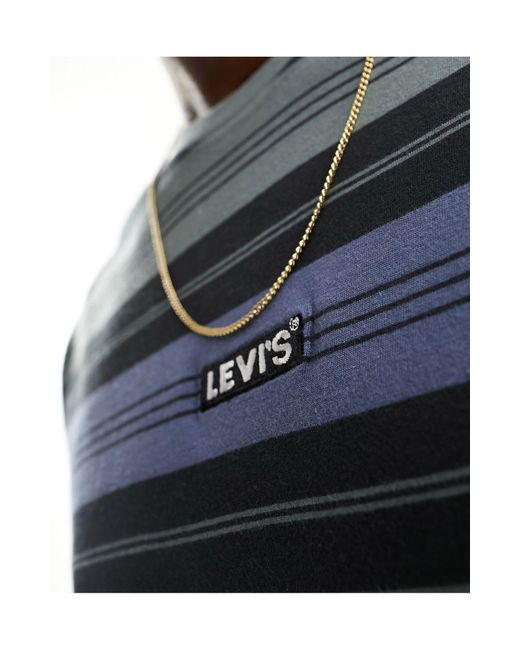 Levi's Blue T-shirt With Small Boxtab for men