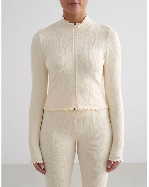 Aim'n Natural Almond Tulip Zip Jacket
