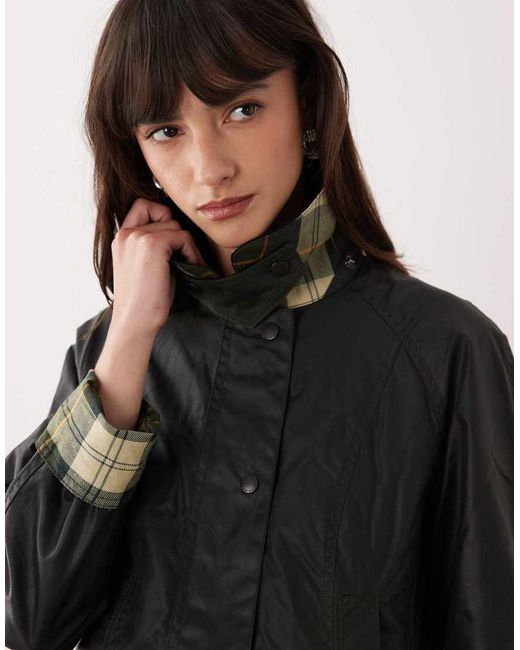 Barbour Black Beadnell Wax Jacket