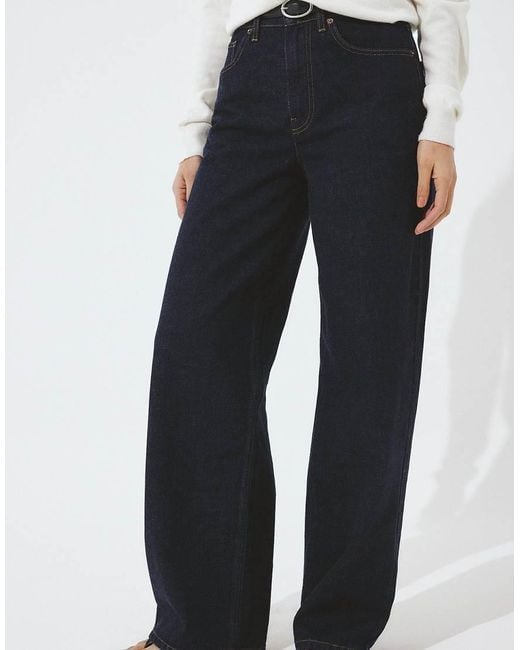 NA-KD Blue Alley High Waist Wide Jeans