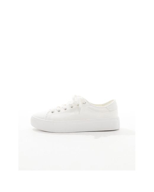 Baskets en toile River Island pour homme en coloris Bleu Lyst