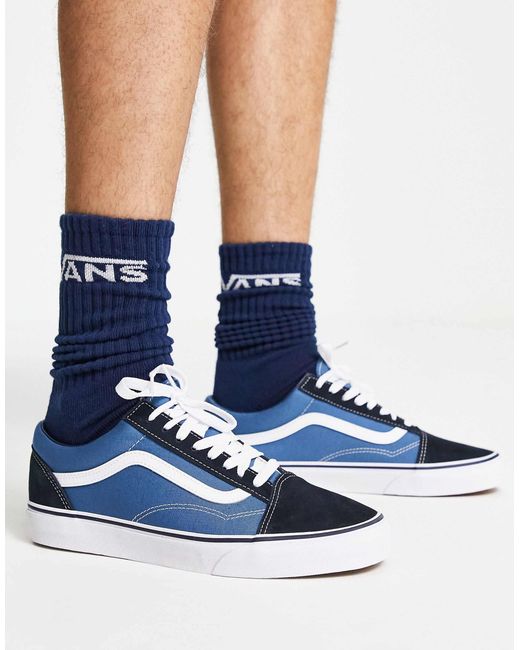 Old skool - baskets Vans pour homme en coloris Blue