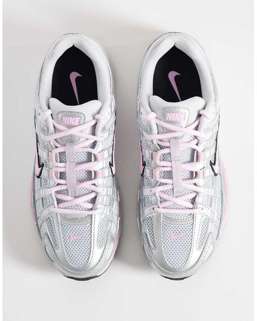 Nike White P-6000 Trainers