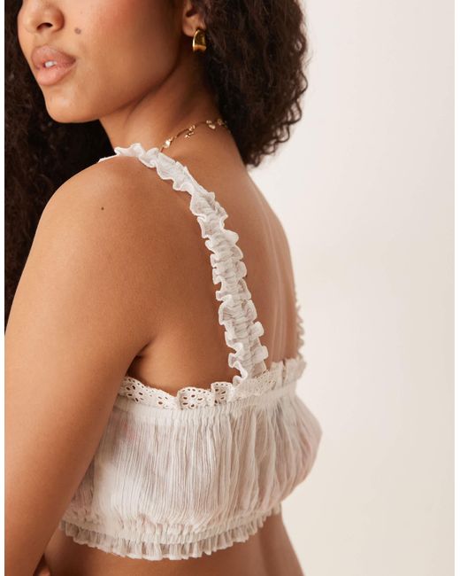 ASOS Brown – strand-bustier-top