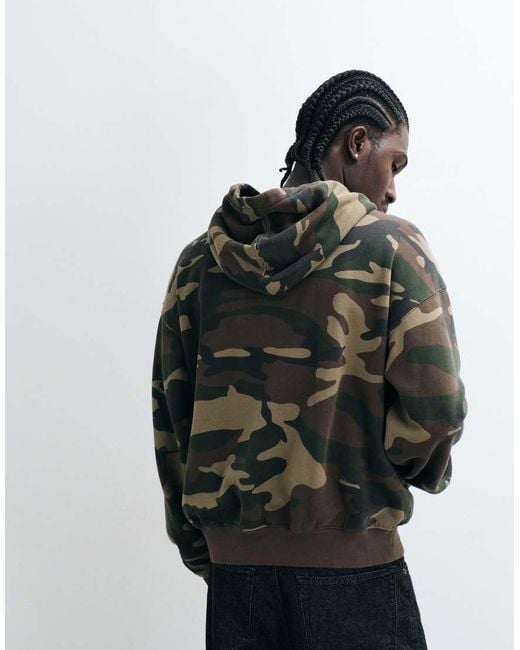 Cotton On Black Box Fit Hoodie for men